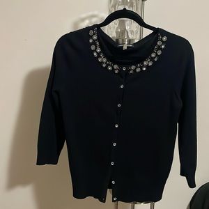 Cable &Gauge black cardigan size M